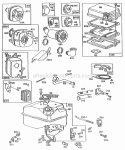 MufflersDeflectorsFuelAC Diagram and Parts List for 130202-3126-01  Briggs and Stratton Engine